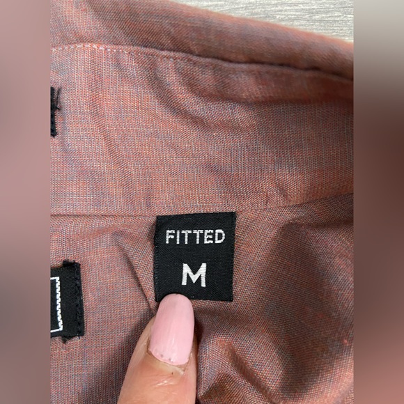 Pierre Cardin Novelty Button Down Shirt Size M Fitted, NWT - Picture 5 of 11